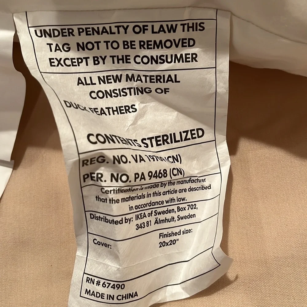 IKEA Down Pillow